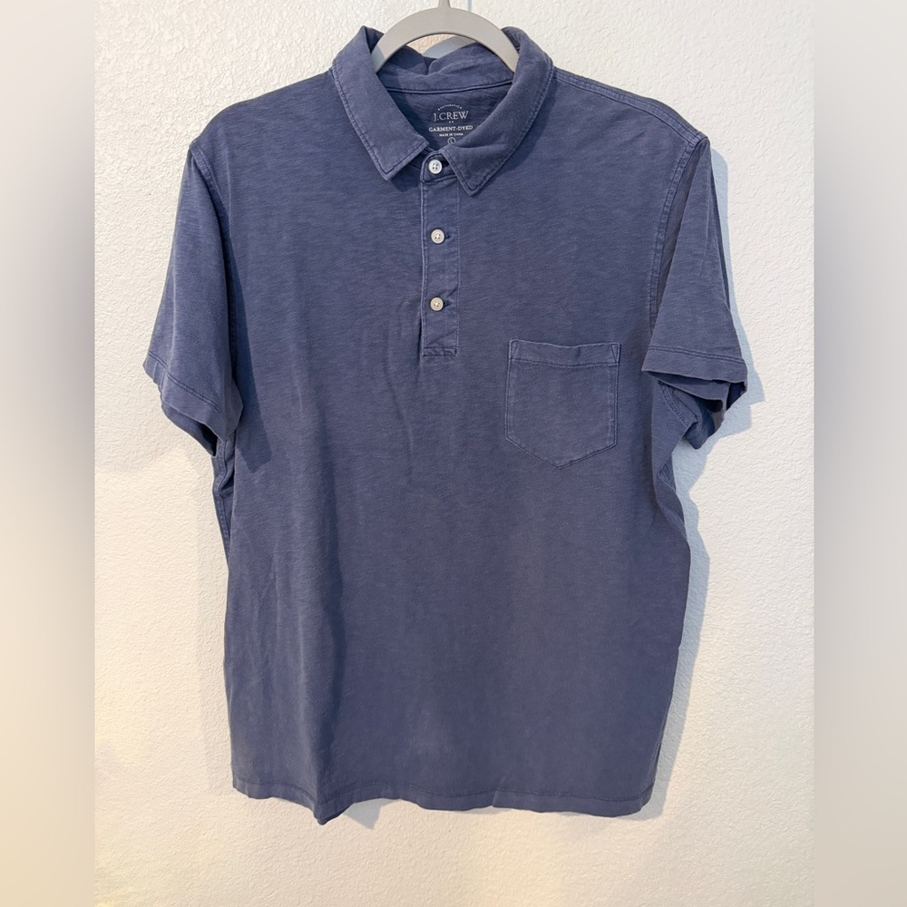 J. Crew Classic Indigo Polo Shirt